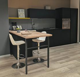 CUCINA IN FENIX NERA OPACA