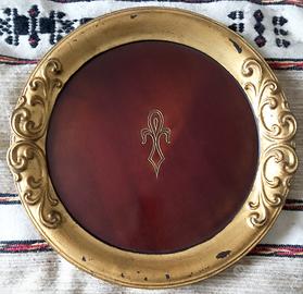 Vassoio tondo fiorentino 