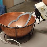 paiolo per polenta in rame diametro cm. 32