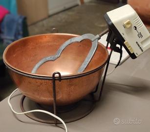 paiolo per polenta in rame diametro cm. 32