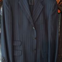 ABITO DI SARTORIA BLU GESSATO