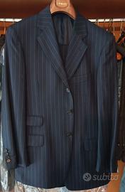 ABITO DI SARTORIA BLU GESSATO