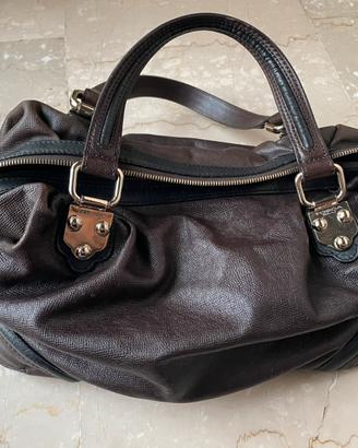 BORSA DONNA PELLE TOSCA BLU