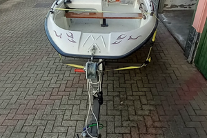 Barca molinari con motore mercuri da 25