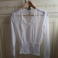 Maglia trasparente Tezenis bianco candido- tg.S
