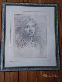 Incisione a ceramolle di Pietro Annigoni 