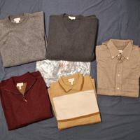 Abbigliamento uomo di lusso Brioni stock 5 pezzi