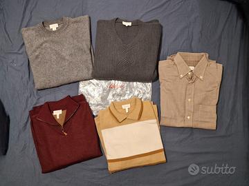 Abbigliamento uomo di lusso Brioni stock 5 pezzi