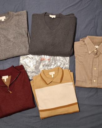 Abbigliamento uomo di lusso Brioni stock 5 pezzi