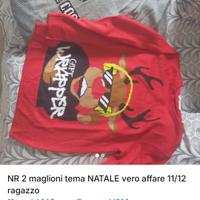 Maglione ragazzo tema Natale 