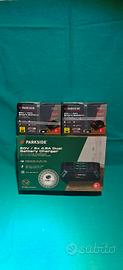 Kit 2 Batterie +  Caricabatterie Doppio Parkside 