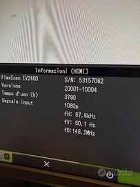 Monitor EIZO FlexScan EV2460, 23,8”, IPS fullHD