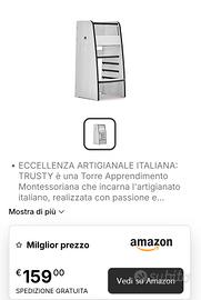 Torre Montessoriana  Bianconiglio Kids TRUSTY