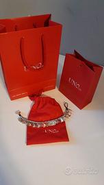 Bracciale Uno de 50 Argento nuovo confezionato