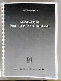 Manuale di diritto privato romano