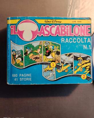 Raccolta rarissima il TASCABILONE Disney 2 in 1
