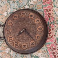 Orologio da parete in rame martellato – vintage/ar