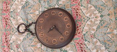 Orologio da parete in rame martellato – vintage/ar