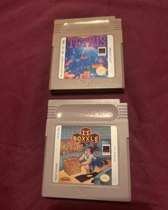 Giochi per gameboy: Tetris e Boxxle II