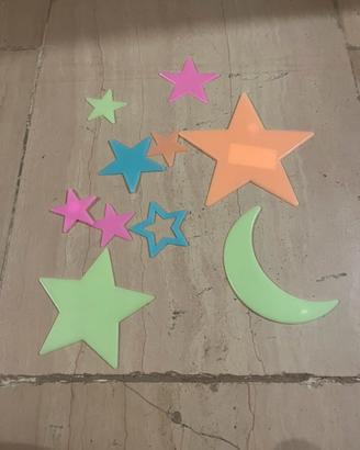 Stelline luminose che si illuminano al buio