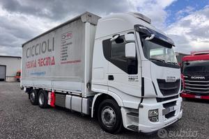 Iveco stralis 480 centina 7.40 e sponda 2014 E6