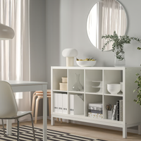 📦 Mobile IKEA Kallax bianco lucido con base
