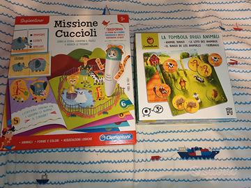 2 giochi educativi (tombola,sapientino clementoni)