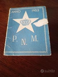tessera partito nazionale monarchico 