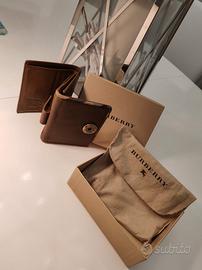 portafoglio Burberry vera pelle 