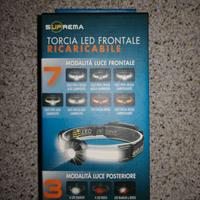Lampada frontale ricaricabile