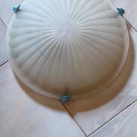 Plafoniera in vetro da soffitto 