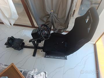 set da racing con volante e pedaliera 