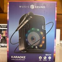 Cassa Karaoke Bluetooth con Microfono incluso