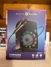 Cassa Karaoke Bluetooth con Microfono incluso