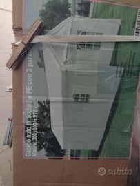 Tendostruttura acciaio auto fiere camper altro