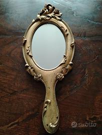 Antichita': specchio da appoggio,barocco