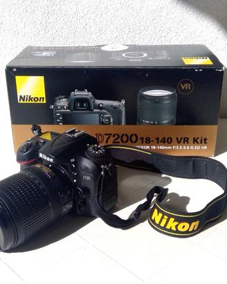 Reflex Nikon D7200 18-140 VR Kit - SOLO 519 SCATTI