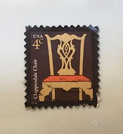 Francobolli statunitensi (2 pezzi)