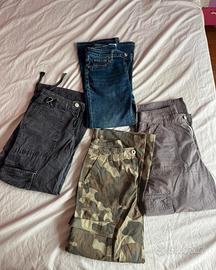 set 4 paia di jeans
