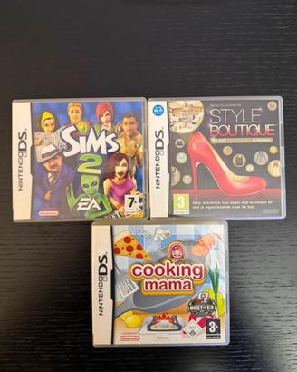 NintendoDS Cooking Mama The Sims 2 Style Boutique