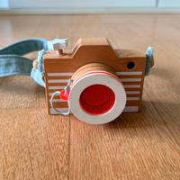 Macchina fotografica legno per bambini