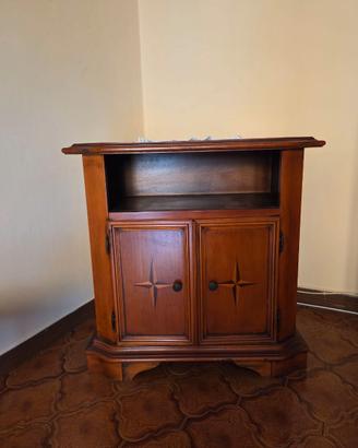 Mobile porta TV classico in legno stile Arte Pover