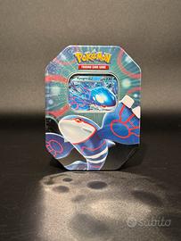 Pokemon Tin Collezione Leggende Cerulee Kyogre-ex