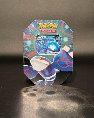 Pokemon Tin Collezione Leggende Cerulee Kyogre-ex