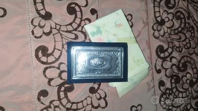 rubrica con placca in argento 