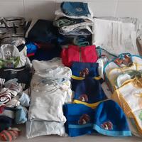 LOTTO ABBIGLIAMENTO BAMBINO 100 PEZZI DA 2 A 4 ANN