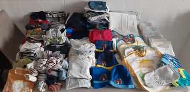 LOTTO ABBIGLIAMENTO BAMBINO 100 PEZZI DA 2 A 4 ANN