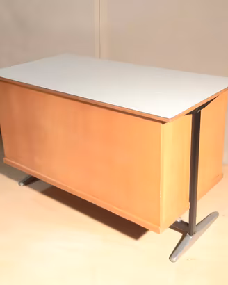 cattedra vintage scuola anni 60 banco cassa design