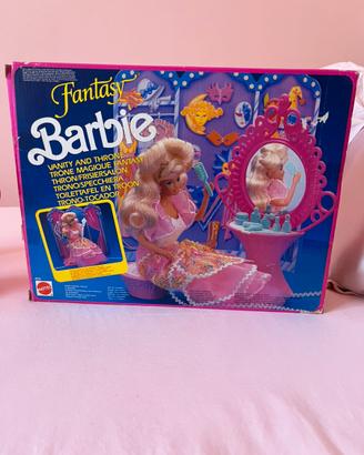 Barbie Vanity and throne 1990 con scatola