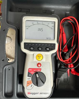 Misuratore di tensione megger mit40/2 per telecomu